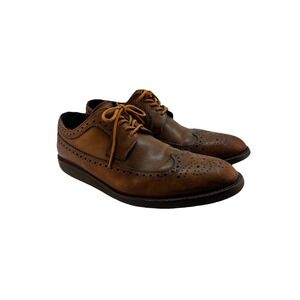 To Boot New York Adam Derrick Cognac Wingtip Oxford Shoes Men's Size 10